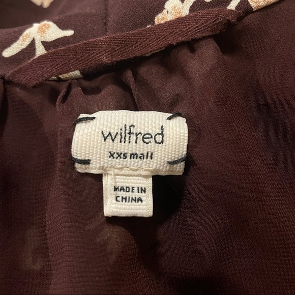 Aritzia Wilfred Sabine Mini Dress in Auburn Floral - Picture 3 of 3